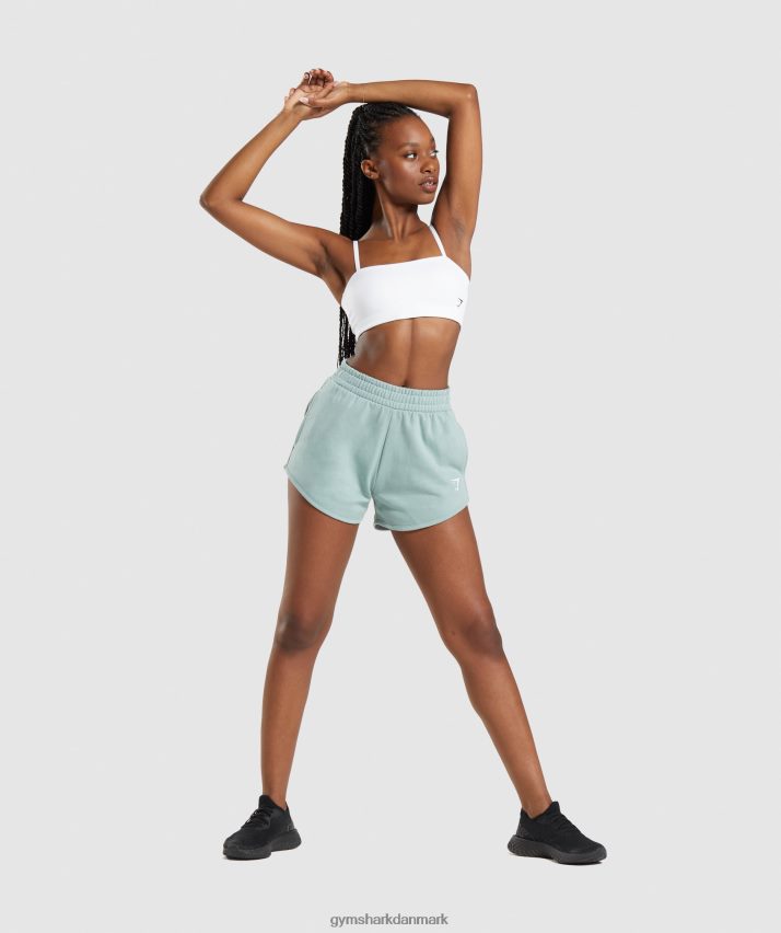 Kvinder Gymshark bandeau sports bh N4ZDDN129 hvid