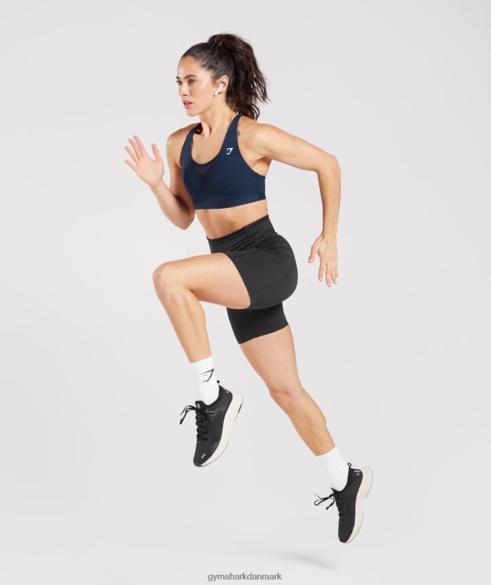 Kvinder Gymshark crossover sports bh N4ZDDN155 flåde