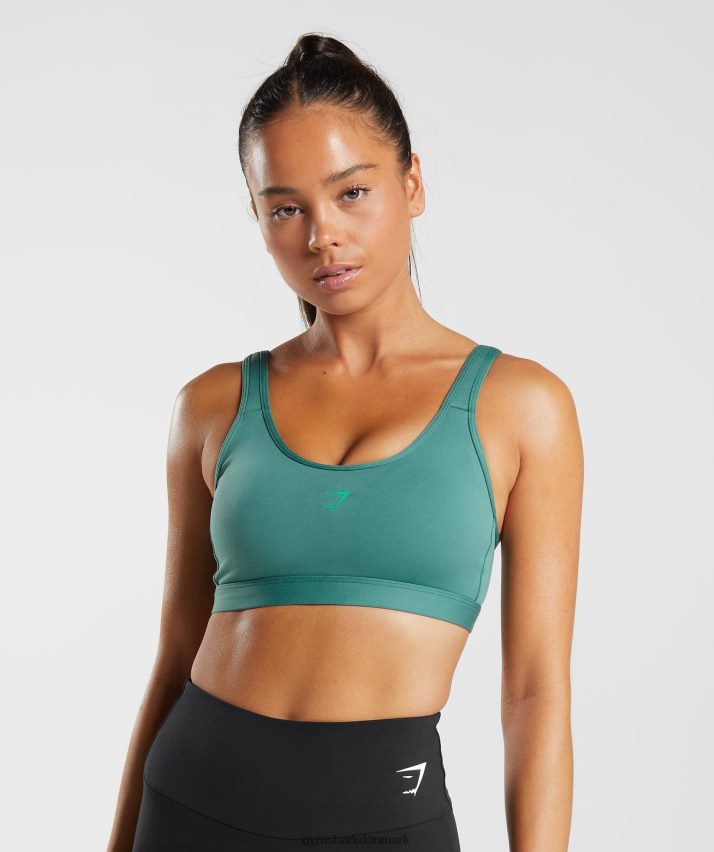 Kvinder Gymshark fraktion sports bh N4ZDDN222 hoya grøn