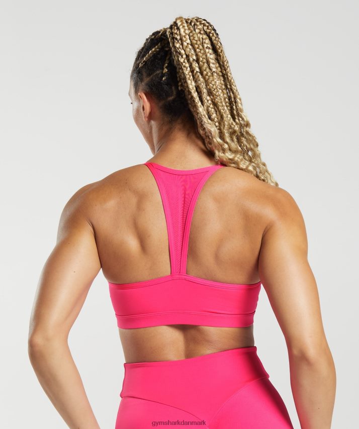 Kvinder Gymshark gs power sports bh N4ZDDN118 lys fuchsia