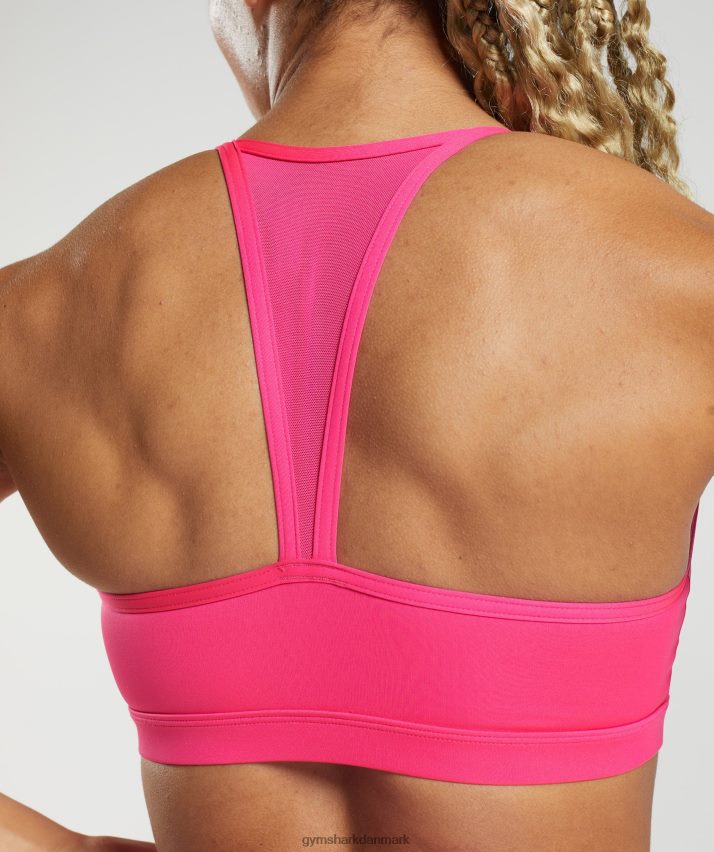 Kvinder Gymshark gs power sports bh N4ZDDN118 lys fuchsia