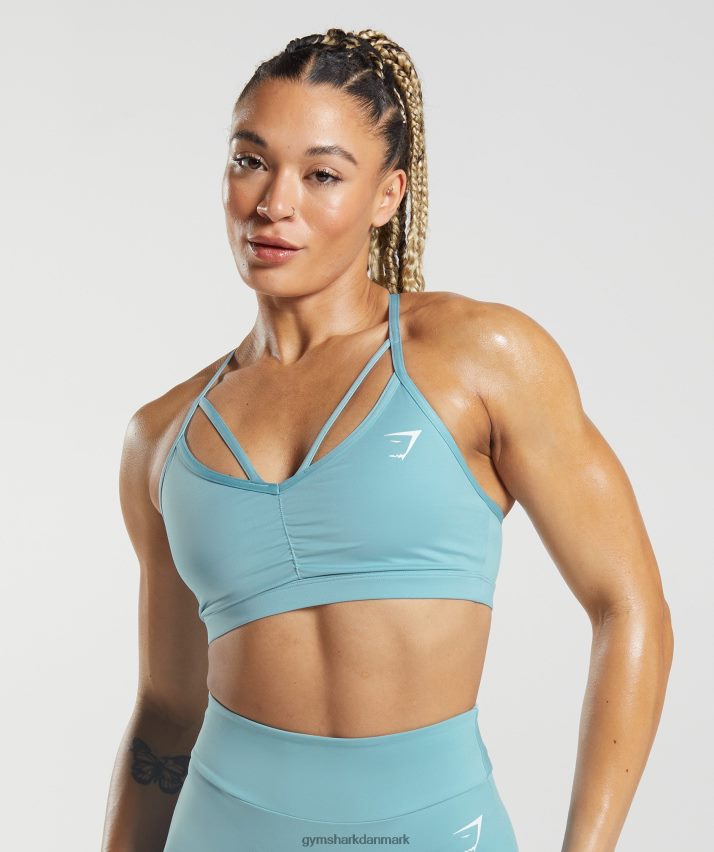 Kvinder Gymshark gs power sports bh N4ZDDN154 isbjerg blå
