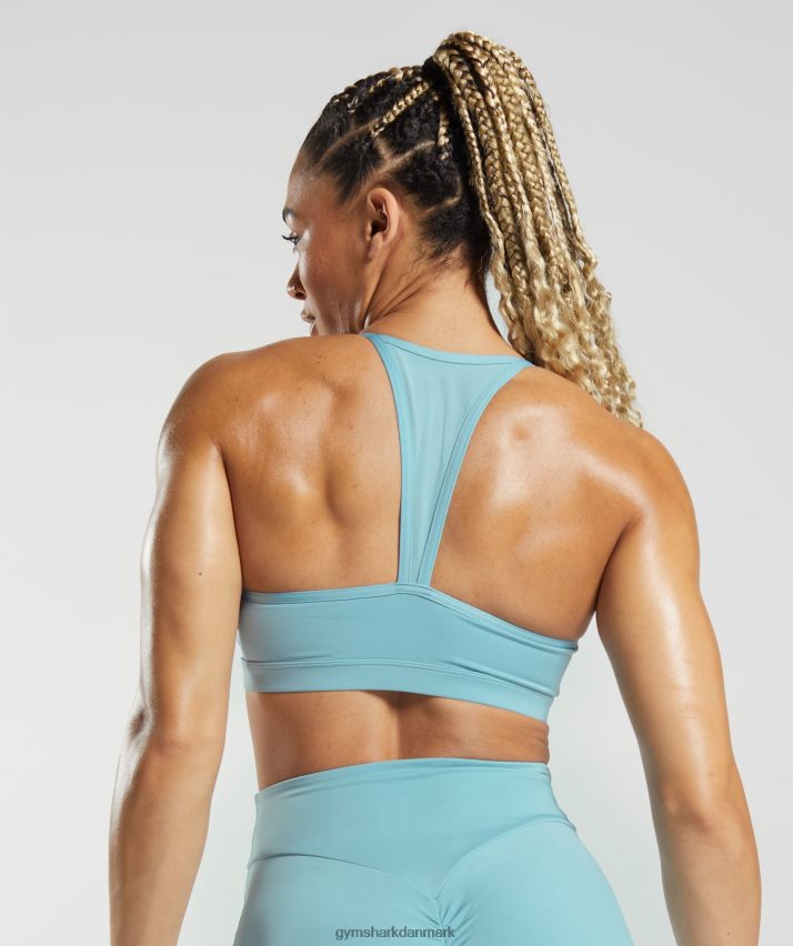Kvinder Gymshark gs power sports bh N4ZDDN154 isbjerg blå