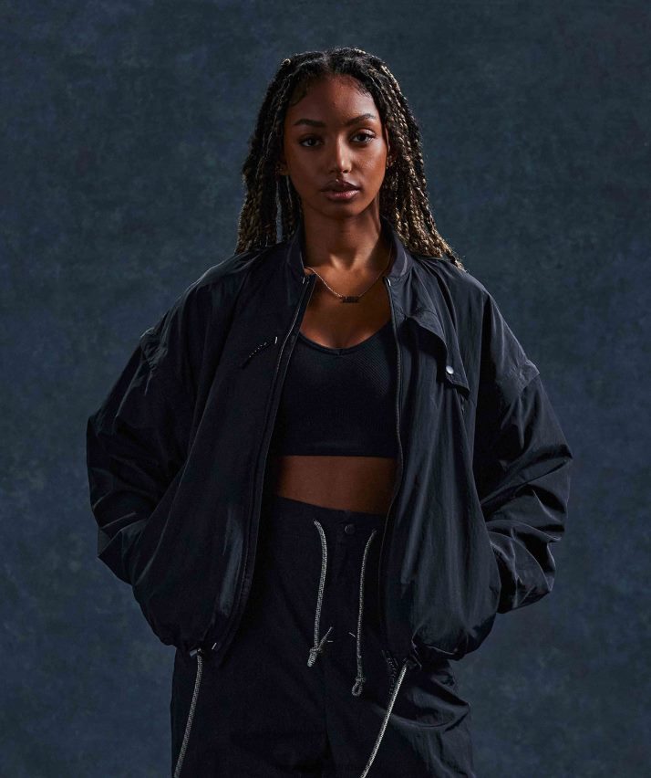 Kvinder Gymshark hviledag sømløs bralette N4ZDDN120 sort