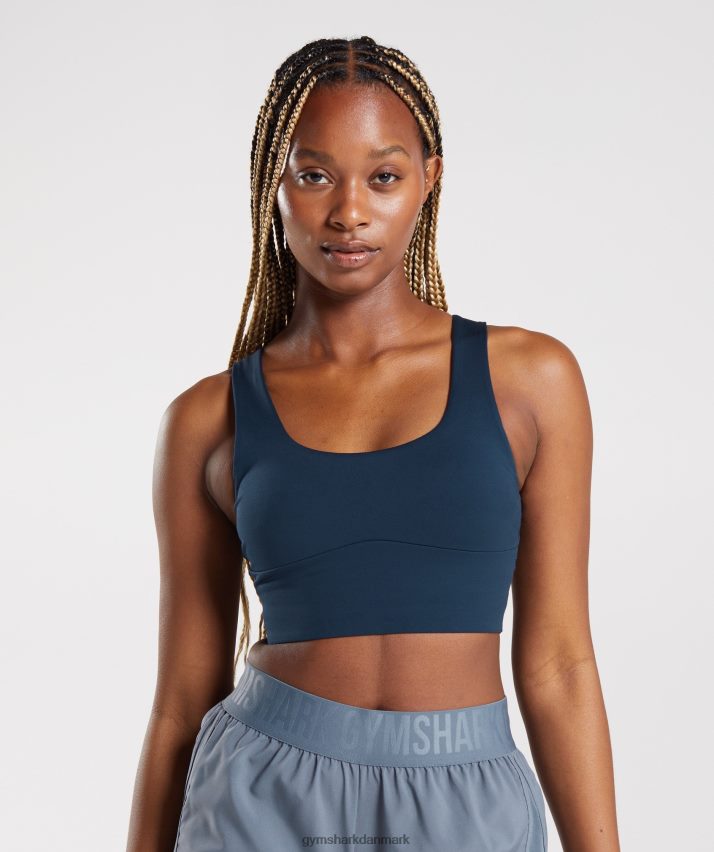 Kvinder Gymshark langline sports-bh N4ZDDN131 flåde