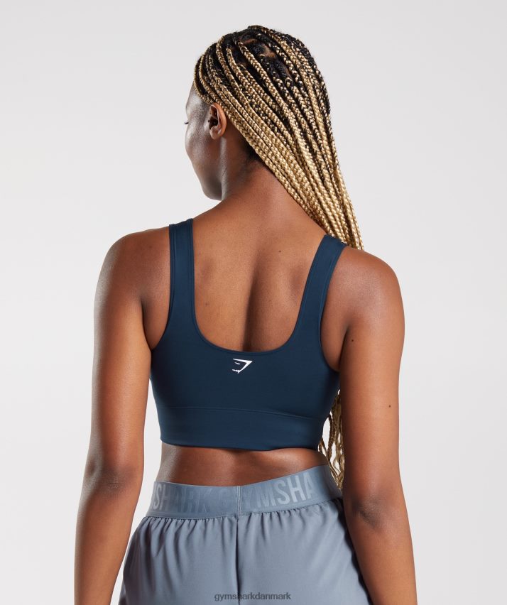 Kvinder Gymshark langline sports-bh N4ZDDN131 flåde