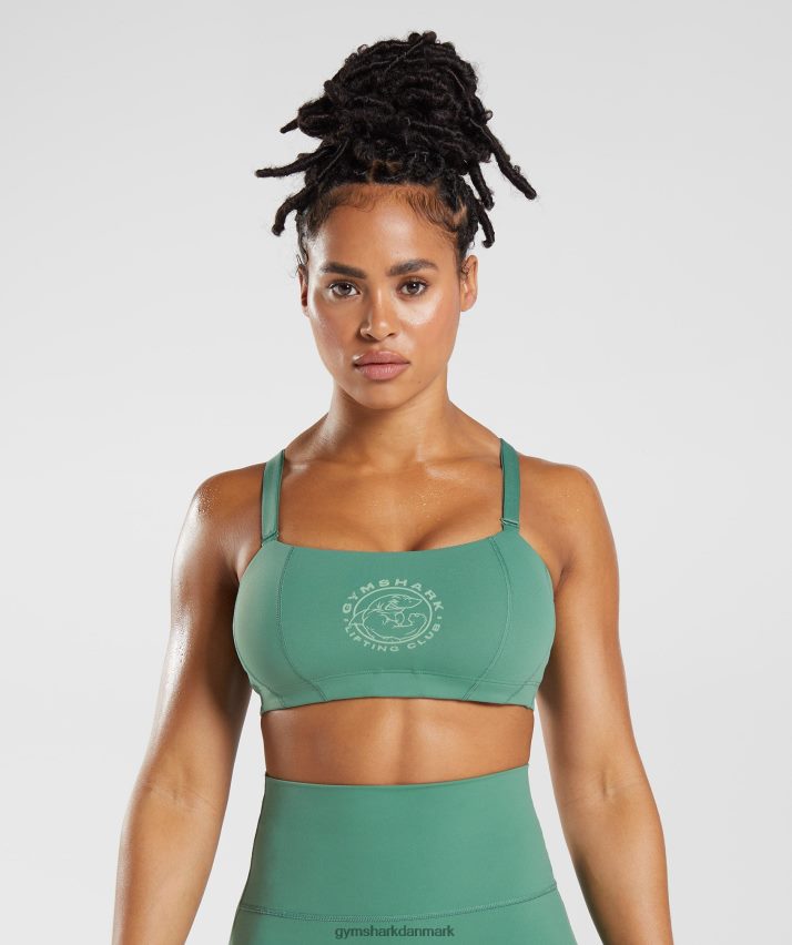 Kvinder Gymshark ældre sports-bh N4ZDDN174 hoya grøn