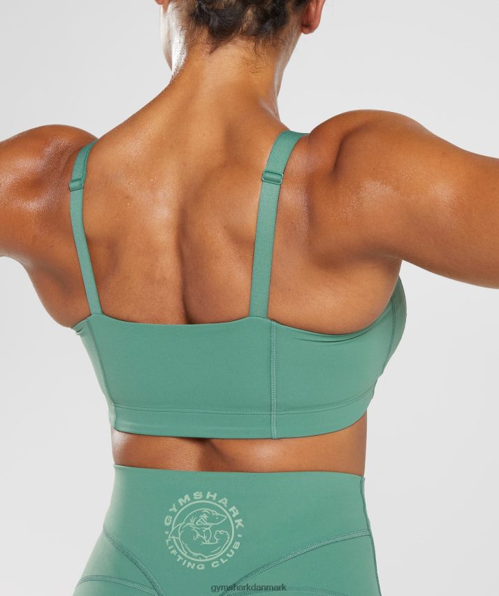 Kvinder Gymshark ældre sports-bh N4ZDDN174 hoya grøn