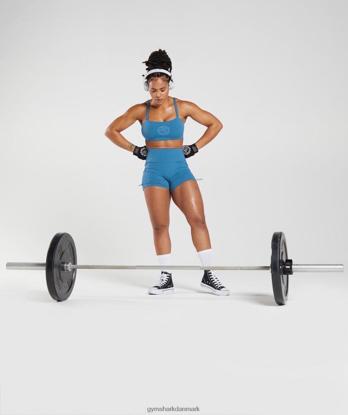 Kvinder Gymshark ældre sports-bh N4ZDDN200 søen blå