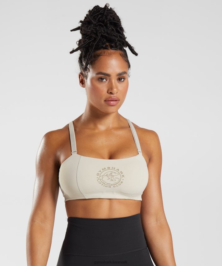 Kvinder Gymshark ældre sports-bh N4ZDDN204 småsten grå