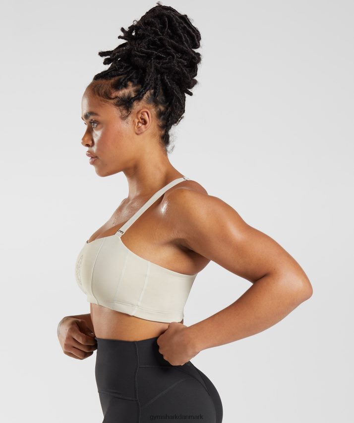 Kvinder Gymshark ældre sports-bh N4ZDDN204 småsten grå