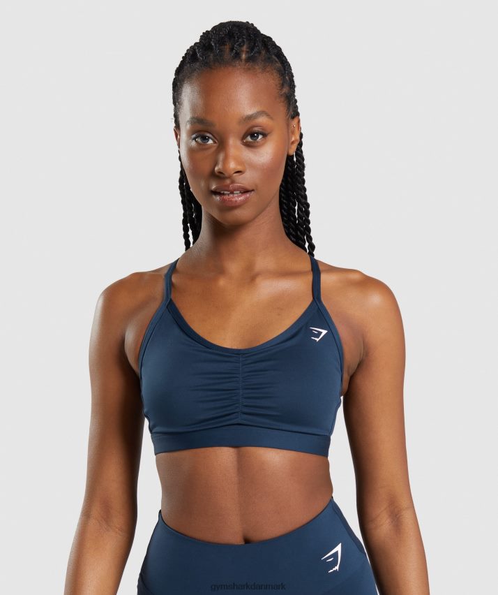 Kvinder Gymshark rynket sports-bh N4ZDDN112 flåde