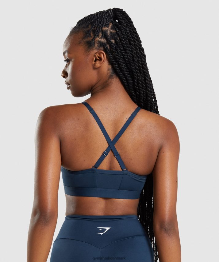 Kvinder Gymshark rynket sports-bh N4ZDDN112 flåde