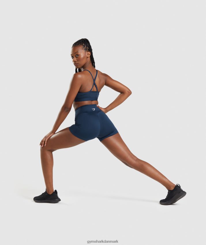 Kvinder Gymshark rynket sports-bh N4ZDDN112 flåde