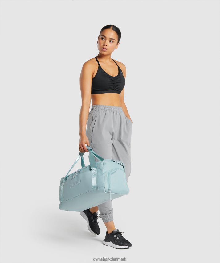 Kvinder Gymshark rynket sports-bh N4ZDDN197 sort