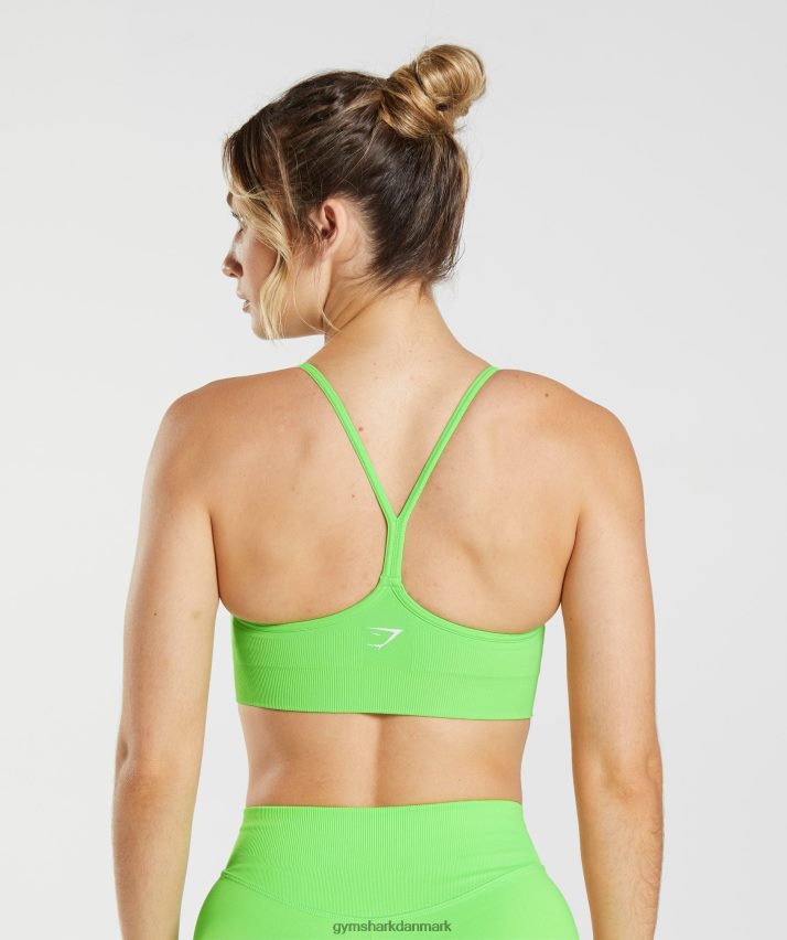 Kvinder Gymshark sved sømløs sports-bh N4ZDDN212 fluo lime