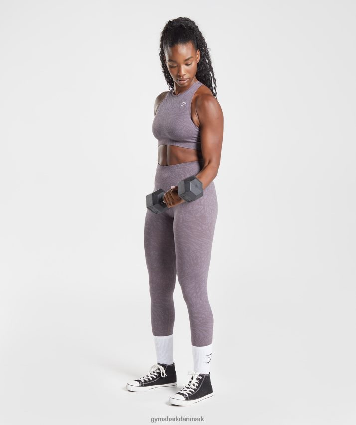 Kvinder Gymshark tilpasse sømløs sports-bh til dyr N4ZDDN188 vild | moskus lilla