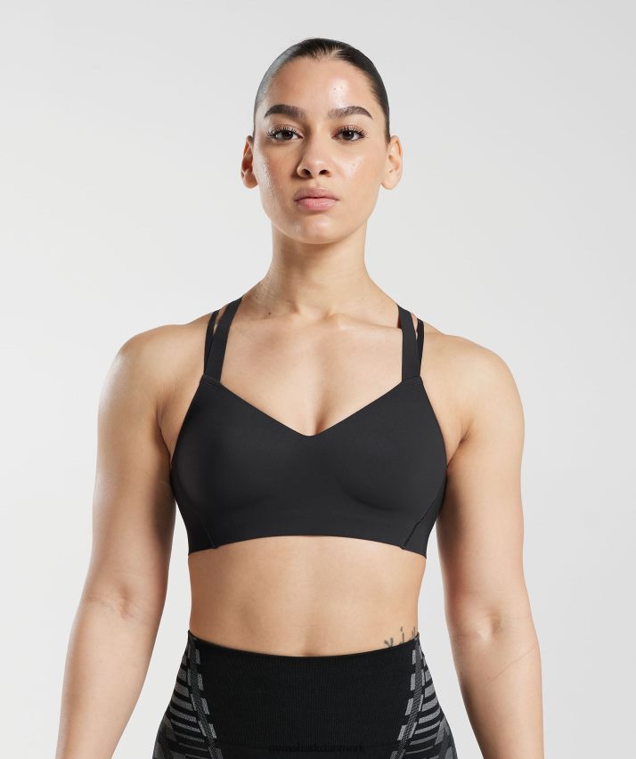 Kvinder Gymshark ubegrænset sports-bh N4ZDDN115 sort