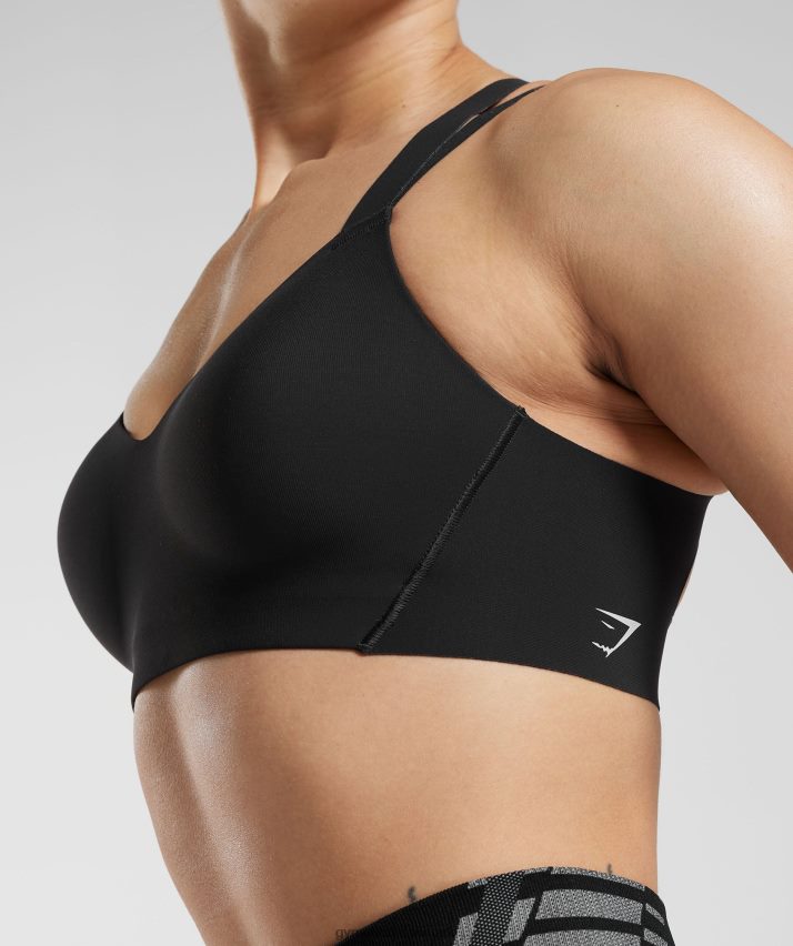 Kvinder Gymshark ubegrænset sports-bh N4ZDDN115 sort
