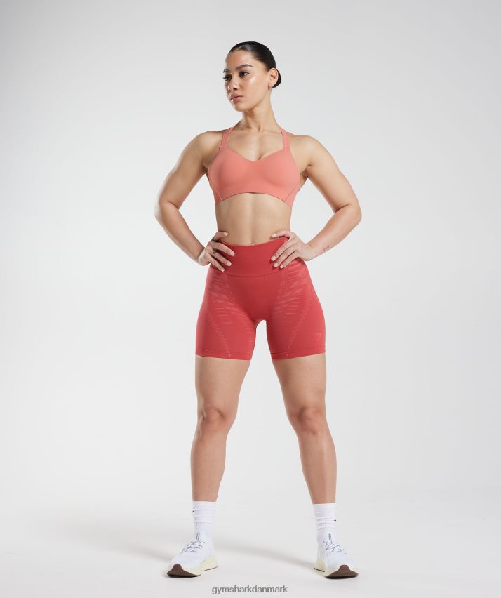 Kvinder Gymshark ubegrænset sports-bh N4ZDDN134 terracotta pink
