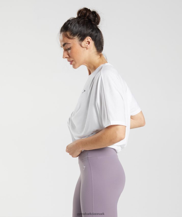 Kvinder Gymshark super blød t-shirt N4ZDDN437 hvid