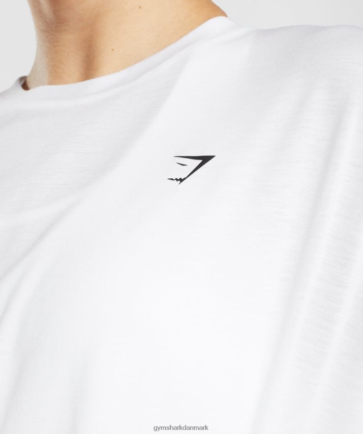Kvinder Gymshark super blød t-shirt N4ZDDN437 hvid