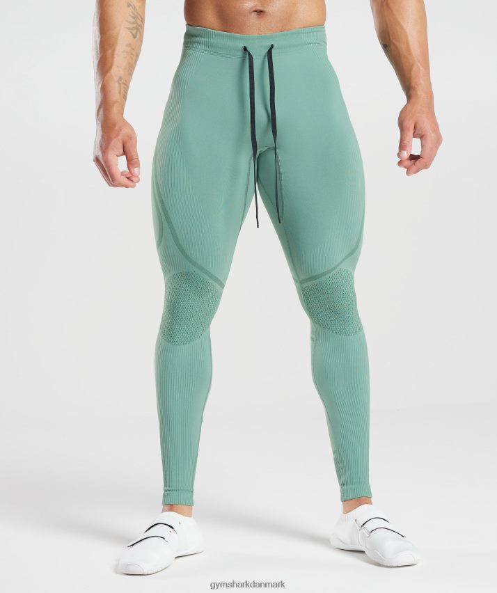 Mænd Gymshark 315 sømløse strømpebukser N4ZDDN1030 blæk blågrøn/juvelgrøn