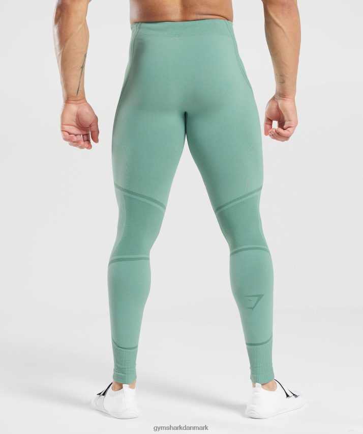 Mænd Gymshark 315 sømløse strømpebukser N4ZDDN1030 blæk blågrøn/juvelgrøn