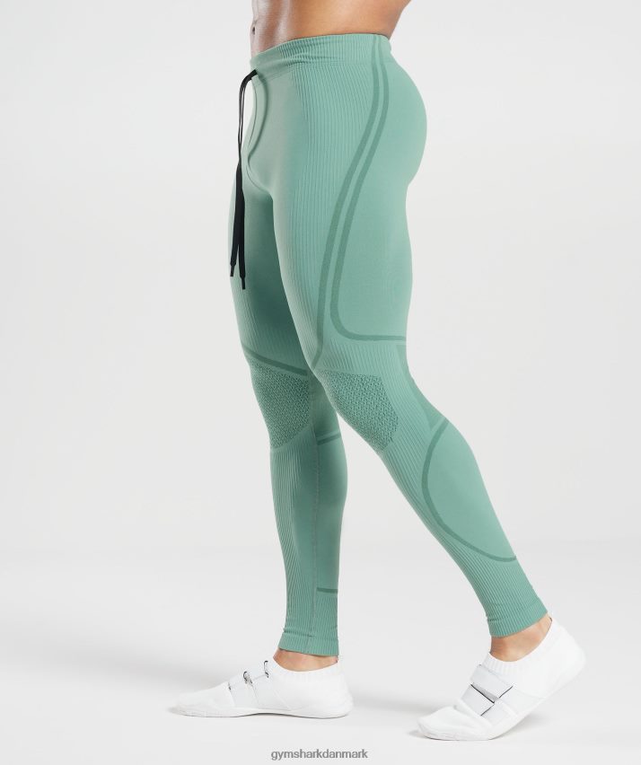 Mænd Gymshark 315 sømløse strømpebukser N4ZDDN1030 blæk blågrøn/juvelgrøn