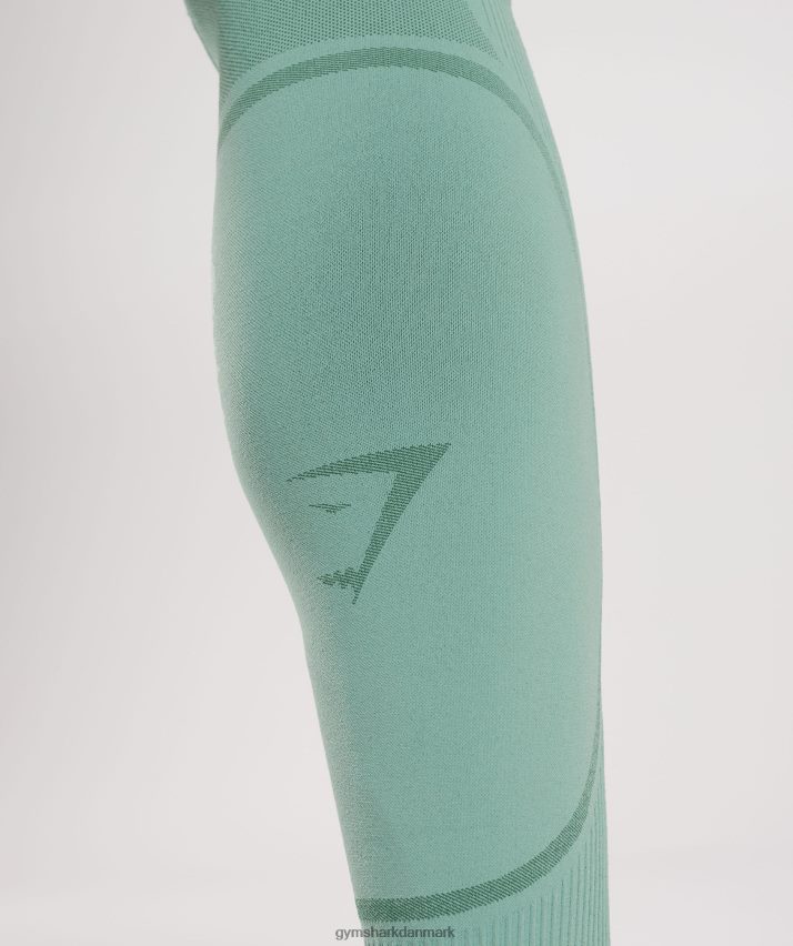 Mænd Gymshark 315 sømløse strømpebukser N4ZDDN1030 blæk blågrøn/juvelgrøn