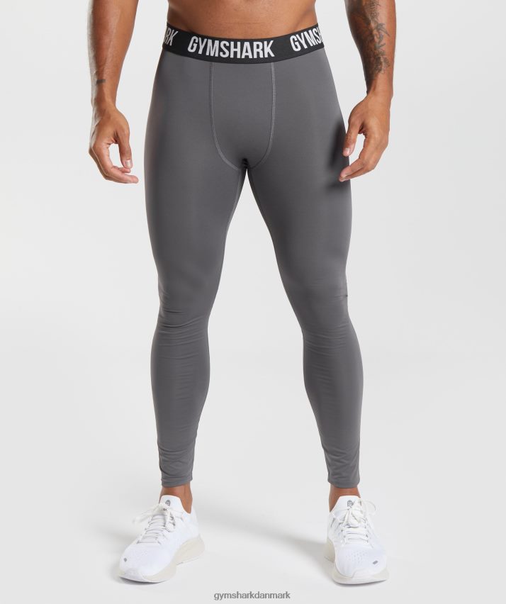 Mænd Gymshark element baselayer leggings N4ZDDN1032 silhuet grå