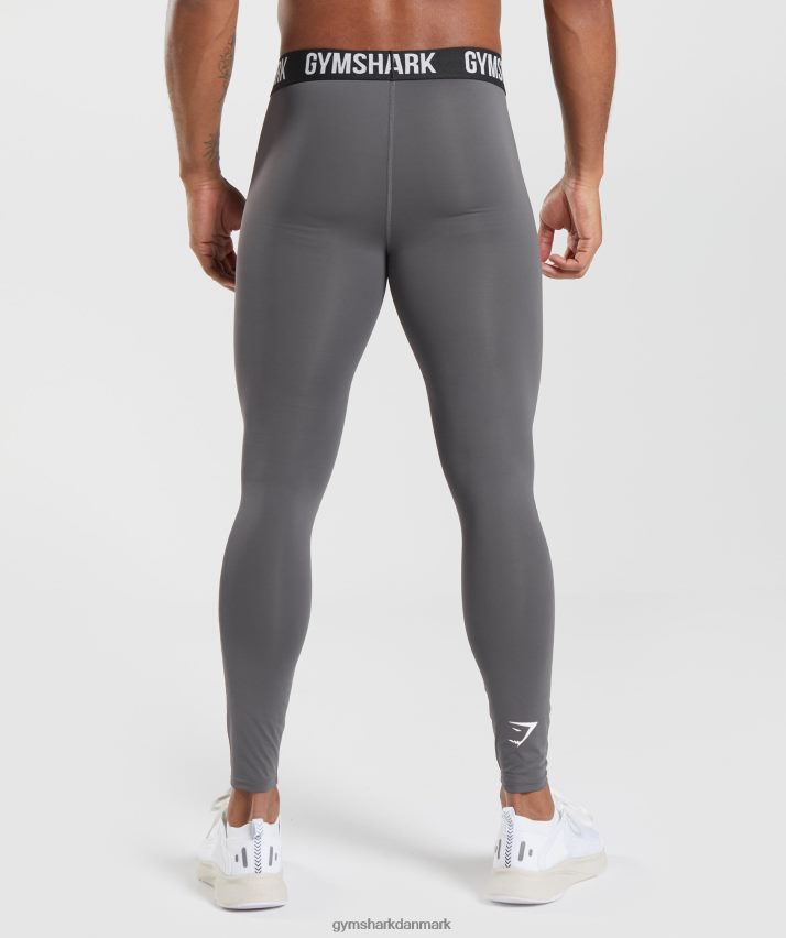 Mænd Gymshark element baselayer leggings N4ZDDN1032 silhuet grå
