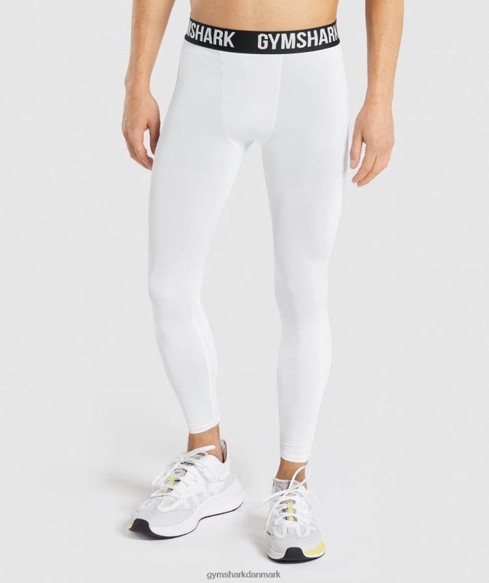 Mænd Gymshark element baselayer leggings N4ZDDN1035 hvid