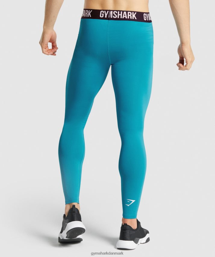 Mænd Gymshark element baselayer leggings N4ZDDN1043 blå