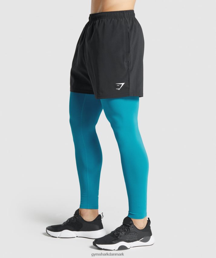 Mænd Gymshark element baselayer leggings N4ZDDN1043 blå