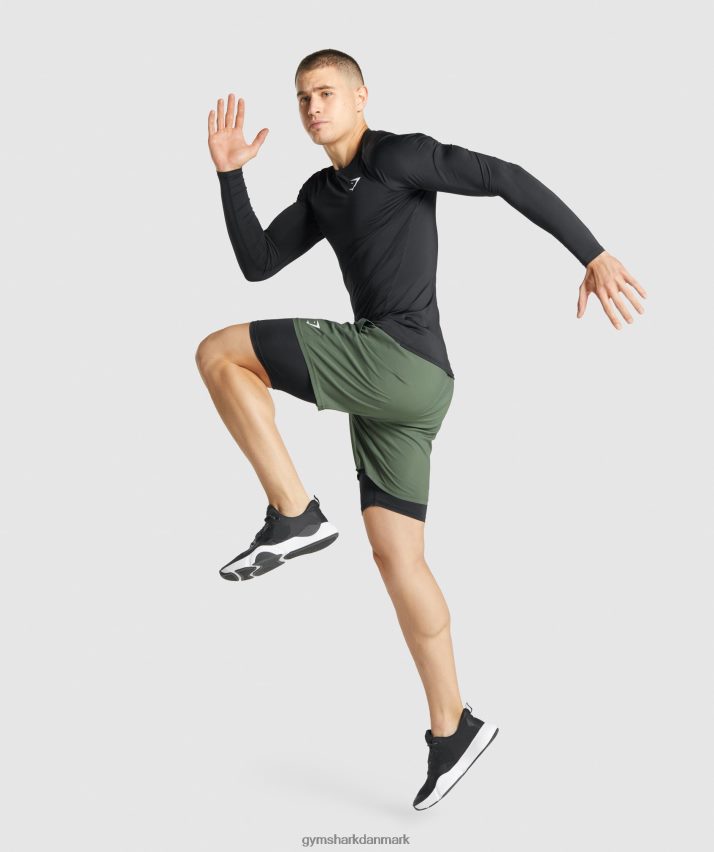 Mænd Gymshark element baselayer shorts N4ZDDN1027 sort