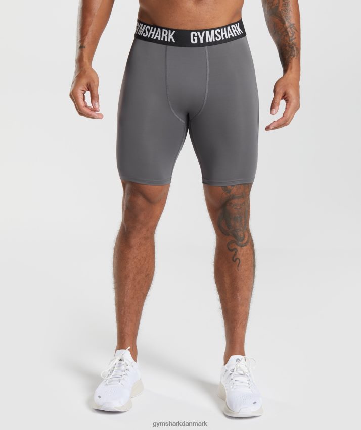 Mænd Gymshark element baselayer shorts N4ZDDN1037 silhuet grå