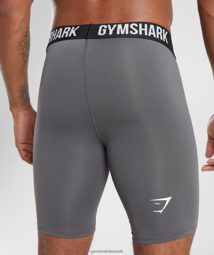 Mænd Gymshark element baselayer shorts N4ZDDN1037 silhuet grå