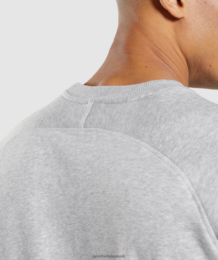 Mænd Gymshark apollo besætning N4ZDDN844 lysegrå mergel