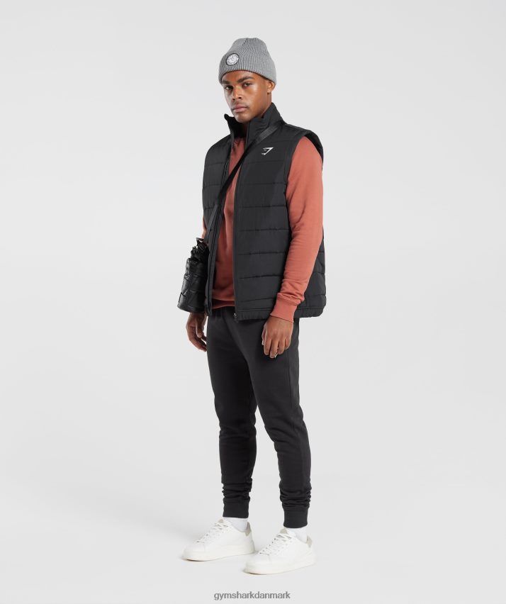 Mænd Gymshark crest sweatshirt N4ZDDN1053 persimmon rød