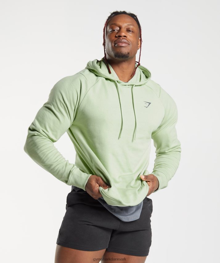 Mænd Gymshark fed hættetrøje N4ZDDN852 flora grøn