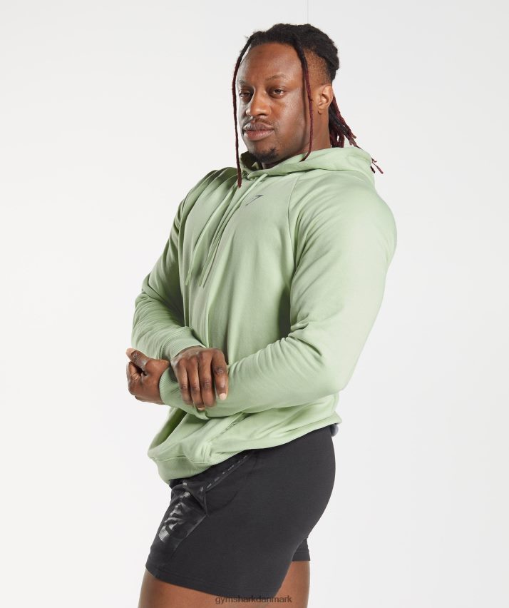 Mænd Gymshark fed hættetrøje N4ZDDN852 flora grøn