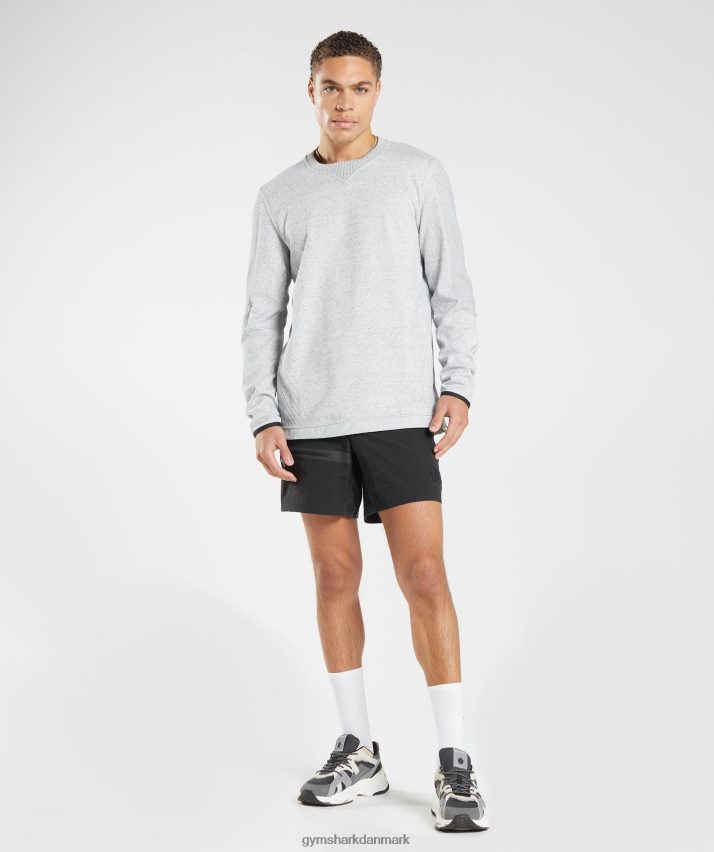 Mænd Gymshark gentage mandskab N4ZDDN818 lysegrå mergel