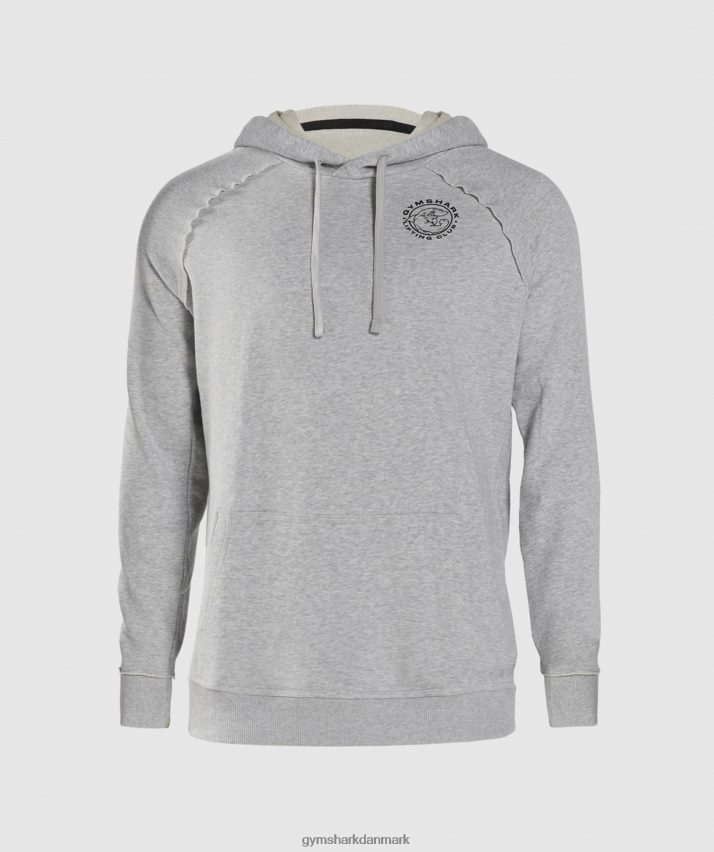 Mænd Gymshark ældre hættetrøje N4ZDDN837 lysegrå mergel