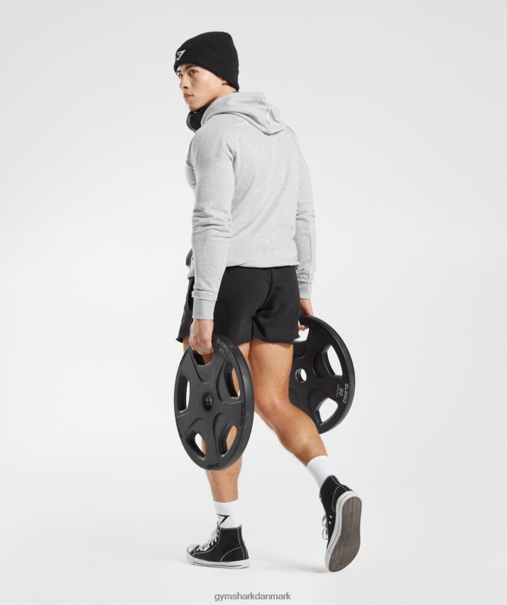 Mænd Gymshark ældre hættetrøje N4ZDDN837 lysegrå mergel