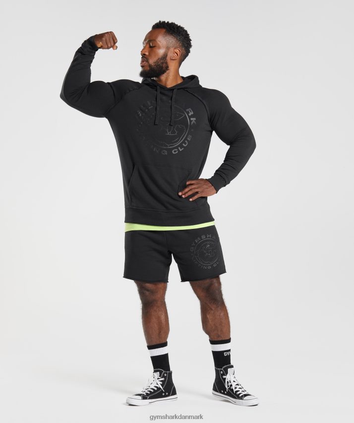 Mænd Gymshark ældre hættetrøje N4ZDDN843 sort