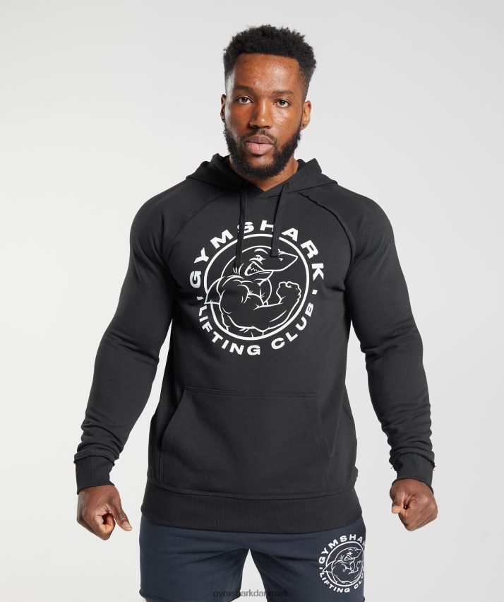 Mænd Gymshark ældre hættetrøje N4ZDDN850 sort