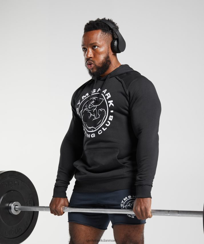 Mænd Gymshark ældre hættetrøje N4ZDDN850 sort