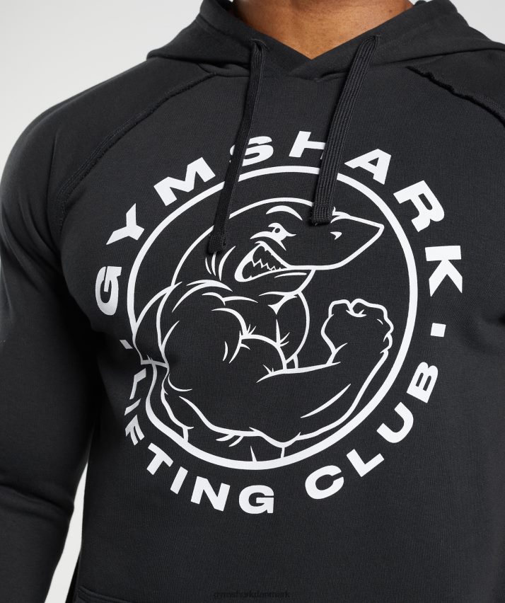 Mænd Gymshark ældre hættetrøje N4ZDDN850 sort