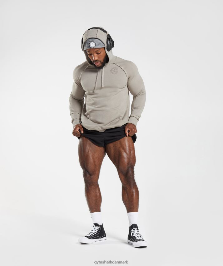 Mænd Gymshark ældre hættetrøje N4ZDDN854 ecru brun